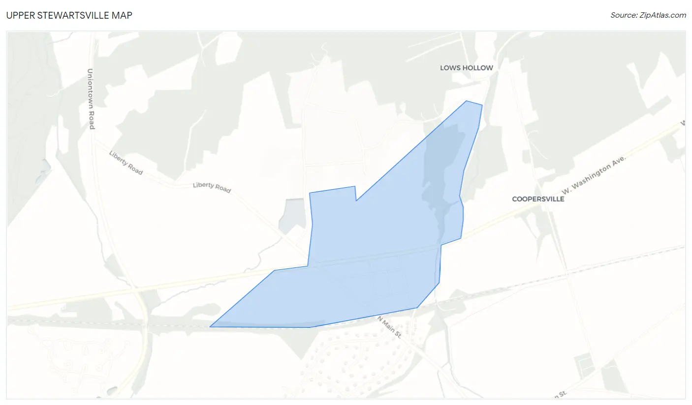 Upper Stewartsville Map