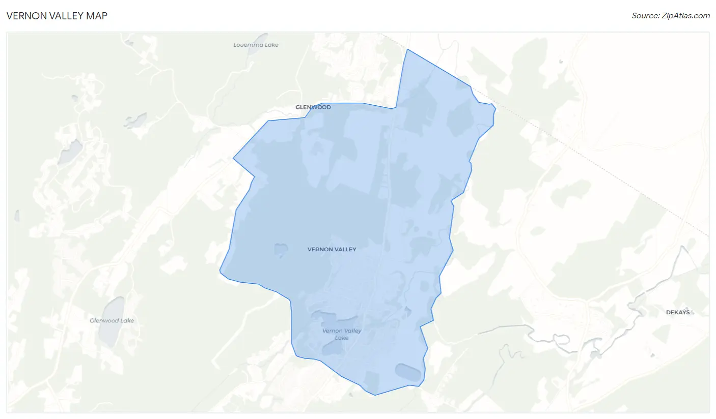 Vernon Valley Map