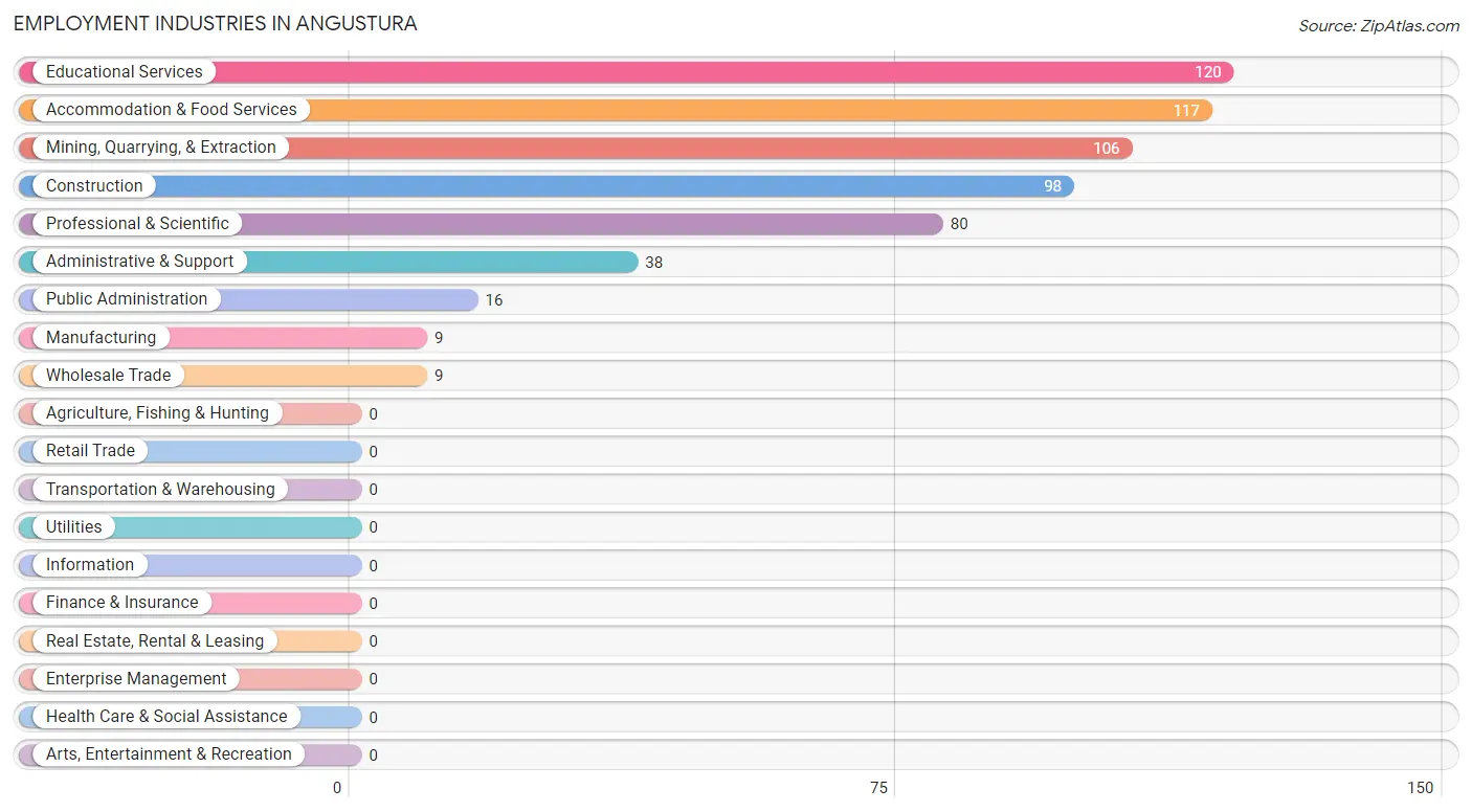 Employment Industries in Angustura