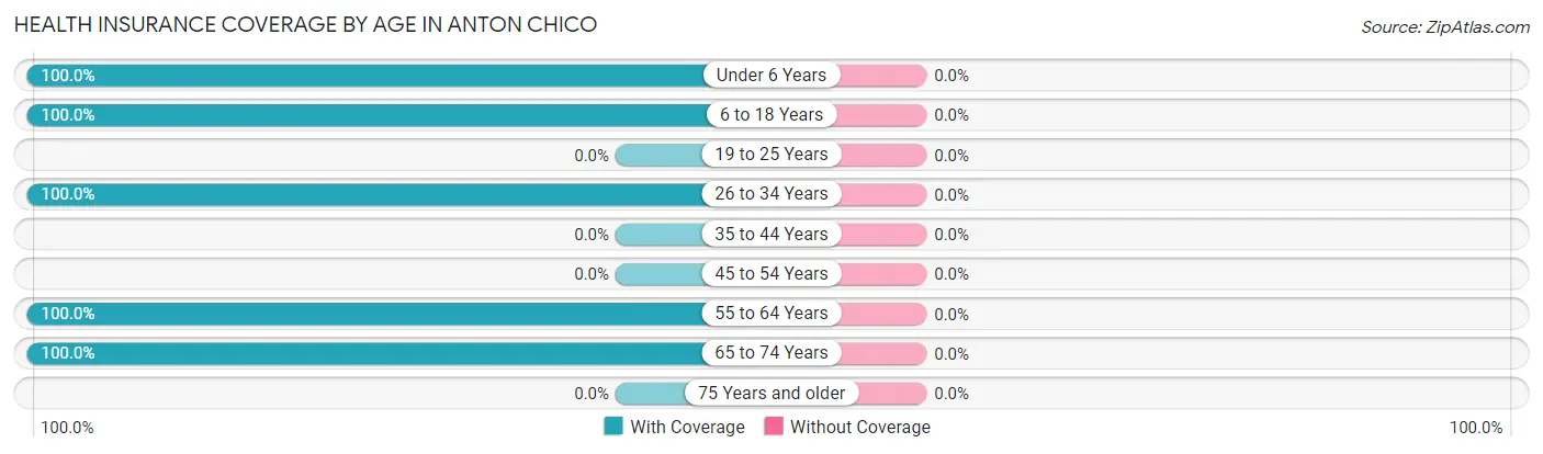 Health Insurance Coverage by Age in Anton Chico