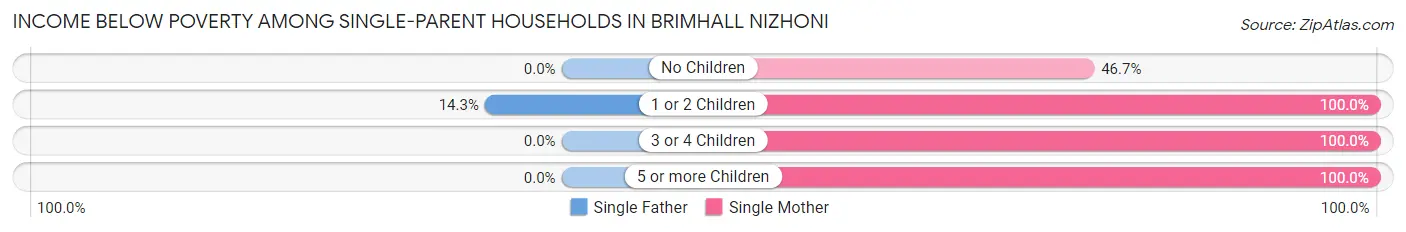 Income Below Poverty Among Single-Parent Households in Brimhall Nizhoni