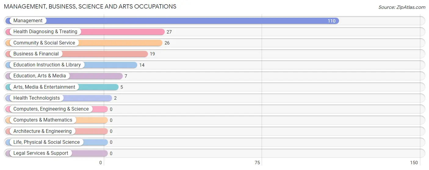 Management, Business, Science and Arts Occupations in Capitan