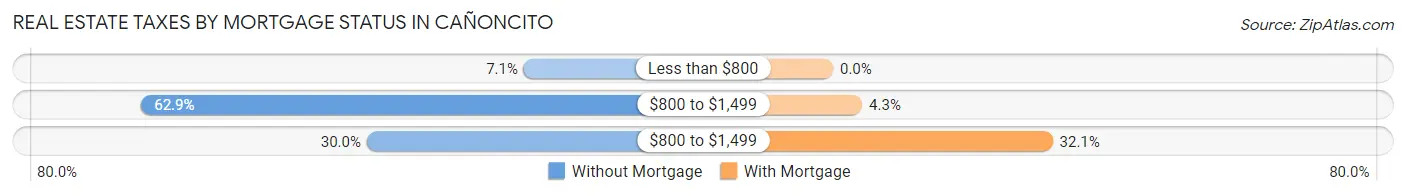 Real Estate Taxes by Mortgage Status in Cañoncito