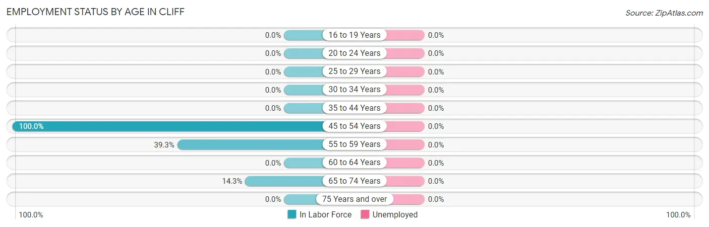 Employment Status by Age in Cliff
