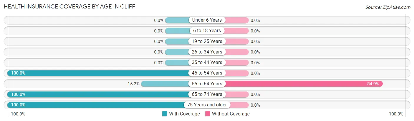 Health Insurance Coverage by Age in Cliff