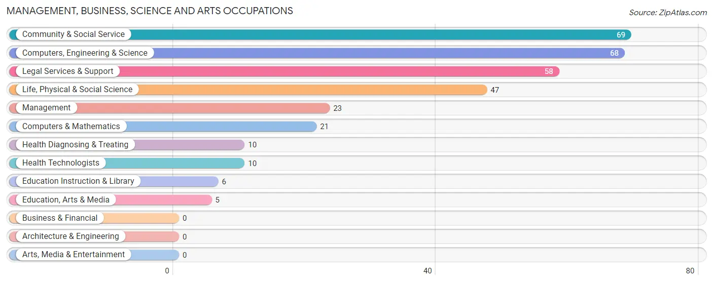 Management, Business, Science and Arts Occupations in Conejo