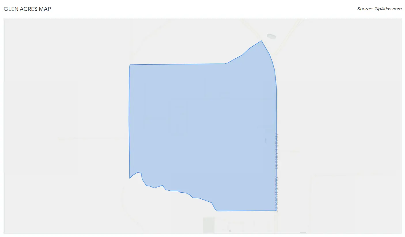 Glen Acres Map