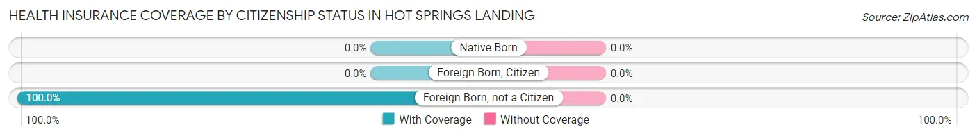 Health Insurance Coverage by Citizenship Status in Hot Springs Landing