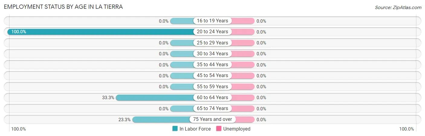 Employment Status by Age in La Tierra