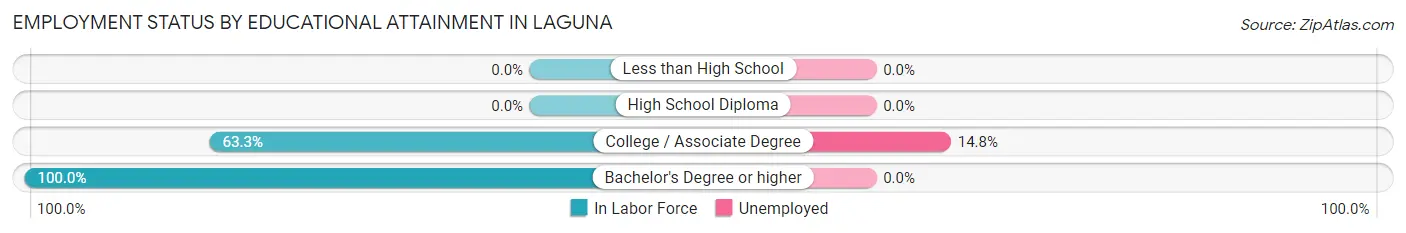 Employment Status by Educational Attainment in Laguna