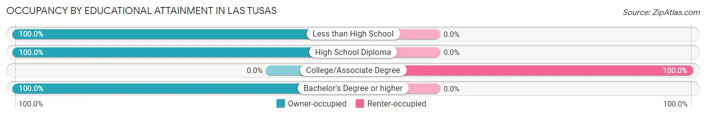 Occupancy by Educational Attainment in Las Tusas