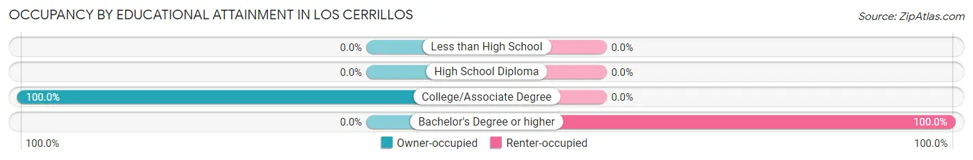 Occupancy by Educational Attainment in Los Cerrillos