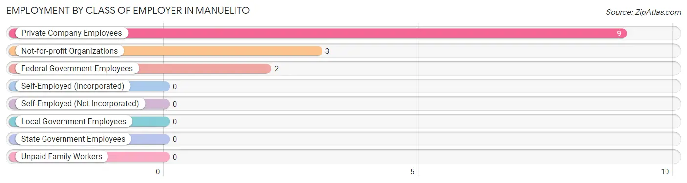 Employment by Class of Employer in Manuelito