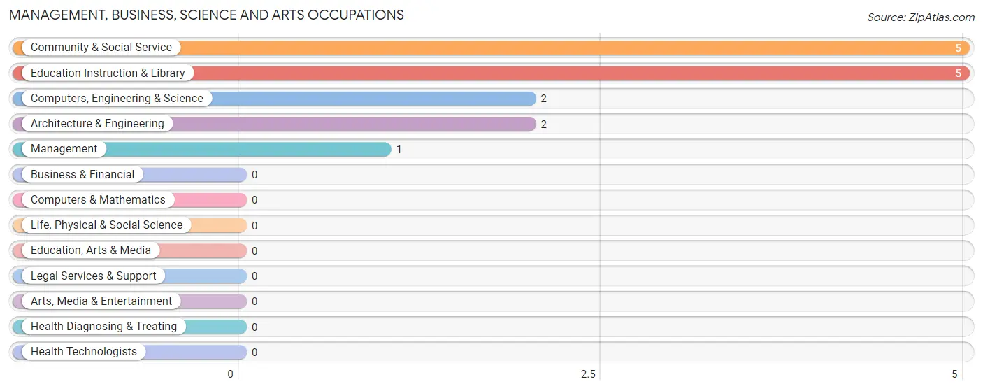 Management, Business, Science and Arts Occupations in Ojo Encino