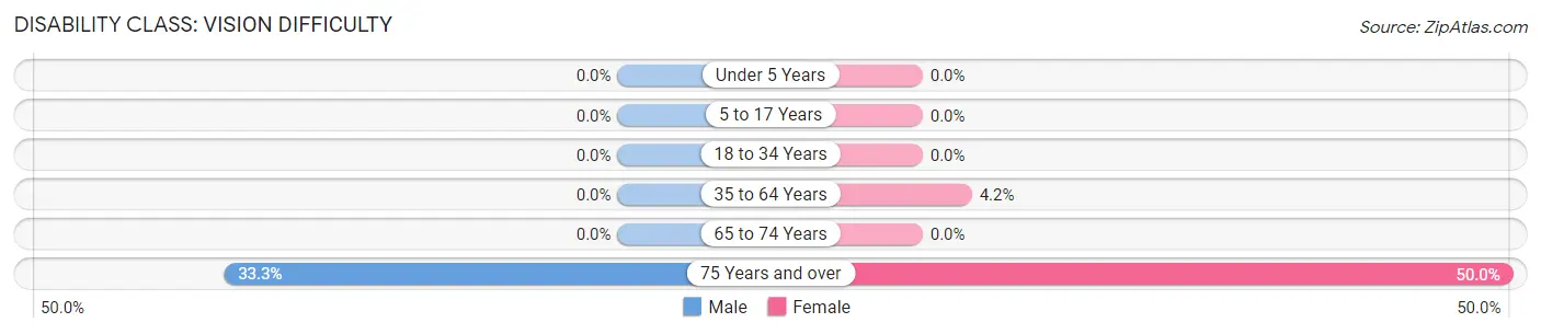 Disability in Ojo Encino: <span>Vision Difficulty</span>