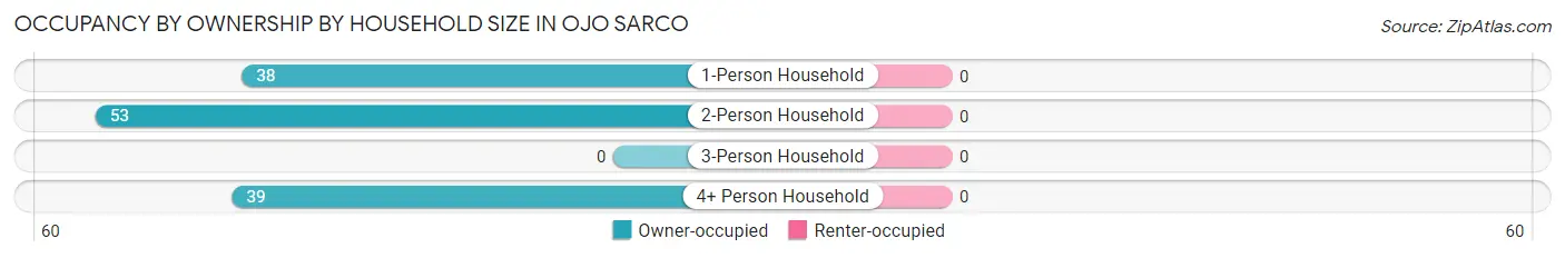 Occupancy by Ownership by Household Size in Ojo Sarco