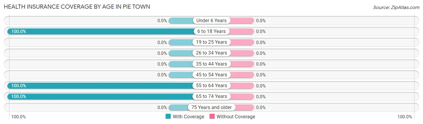 Health Insurance Coverage by Age in Pie Town