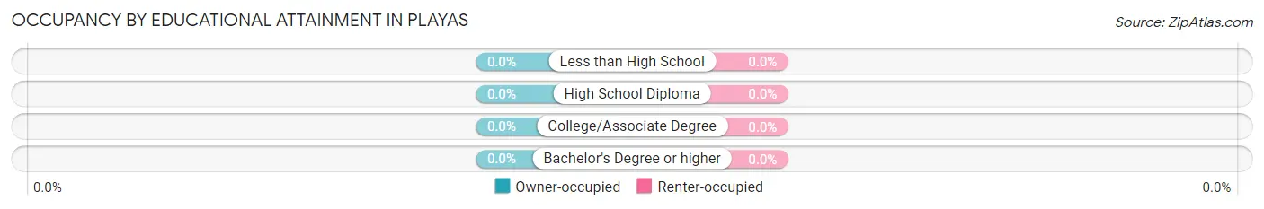 Occupancy by Educational Attainment in Playas