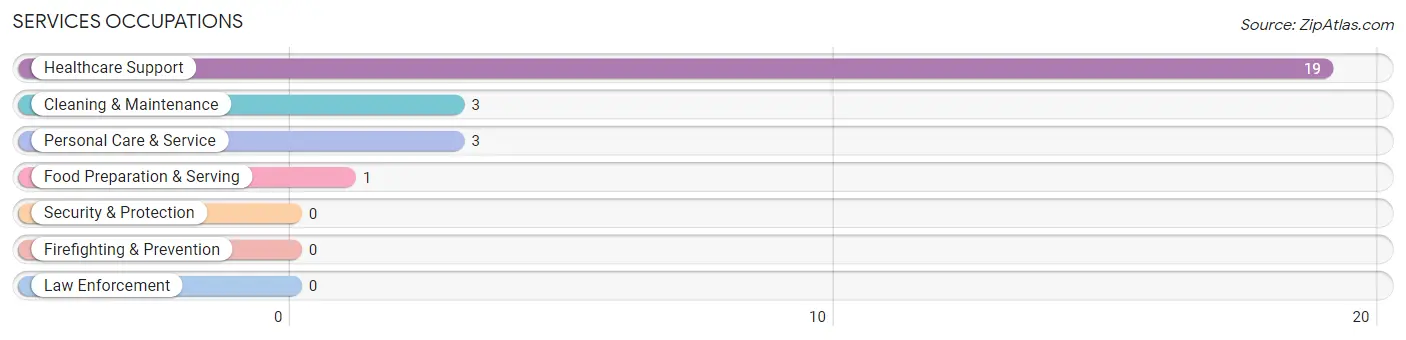 Services Occupations in Prewitt