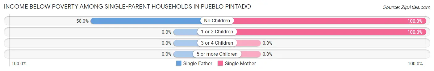 Income Below Poverty Among Single-Parent Households in Pueblo Pintado
