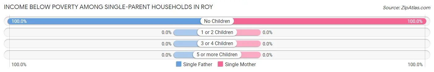 Income Below Poverty Among Single-Parent Households in Roy