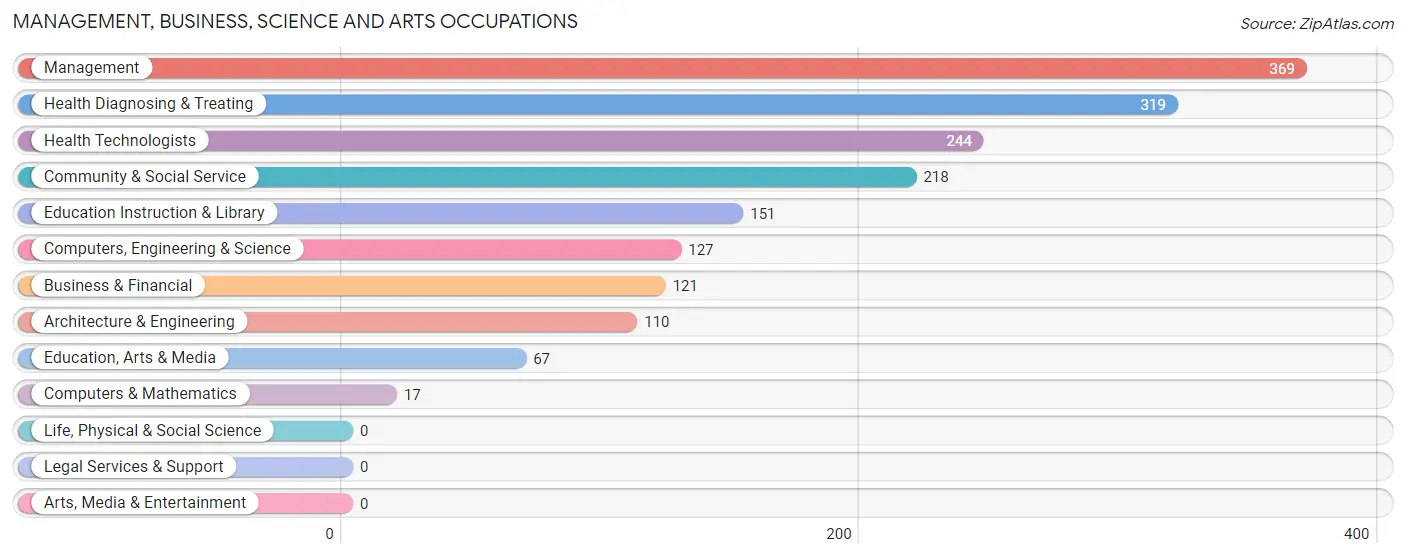 Management, Business, Science and Arts Occupations in Ruidoso