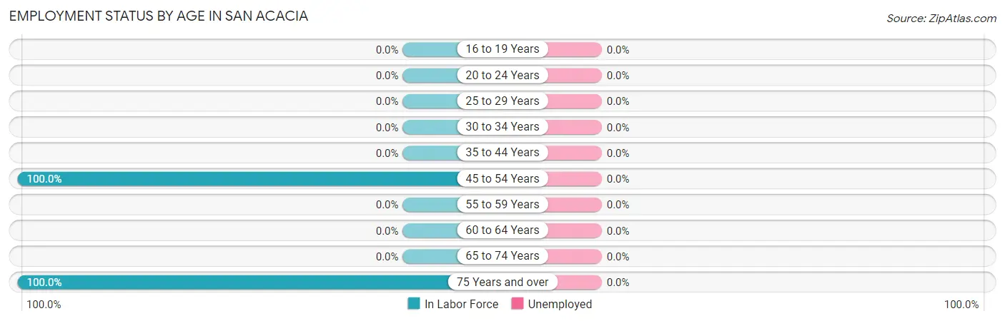 Employment Status by Age in San Acacia