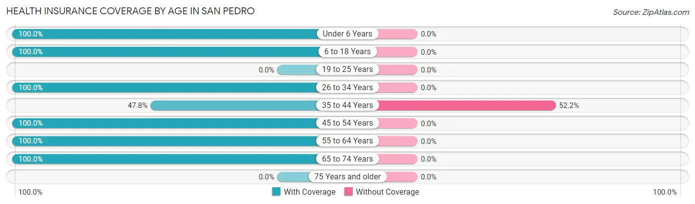 Health Insurance Coverage by Age in San Pedro