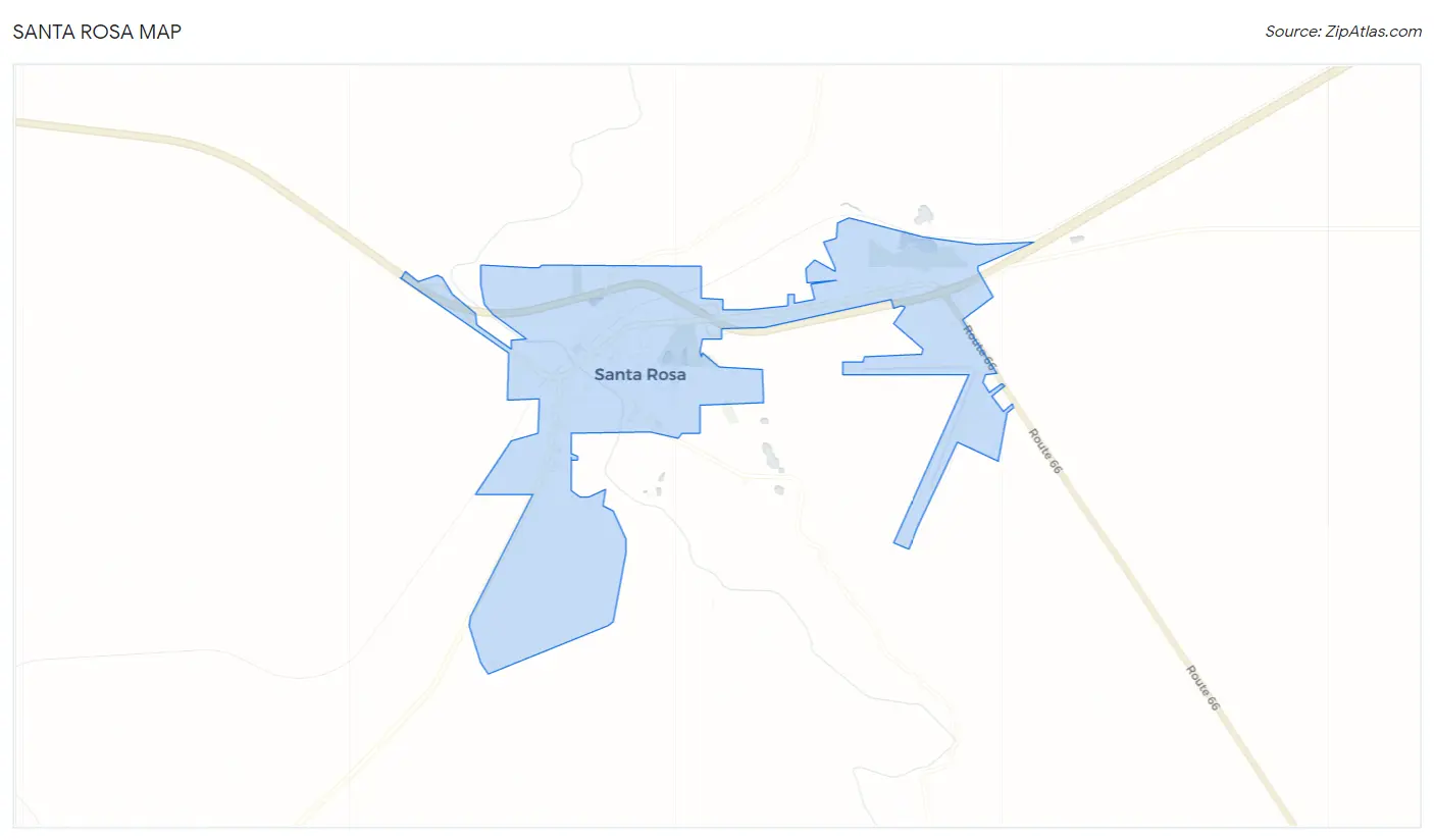 Santa Rosa Map