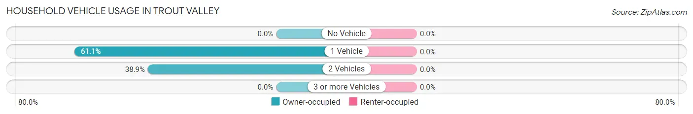 Household Vehicle Usage in Trout Valley