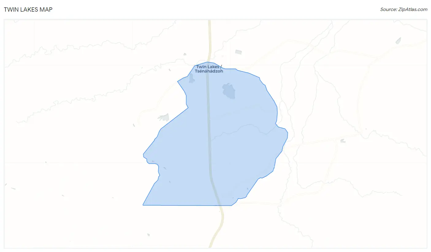 Twin Lakes Map