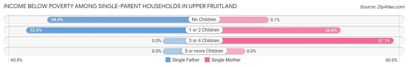 Income Below Poverty Among Single-Parent Households in Upper Fruitland
