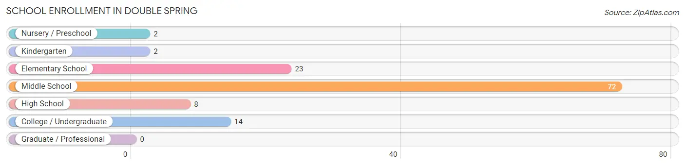 School Enrollment in Double Spring