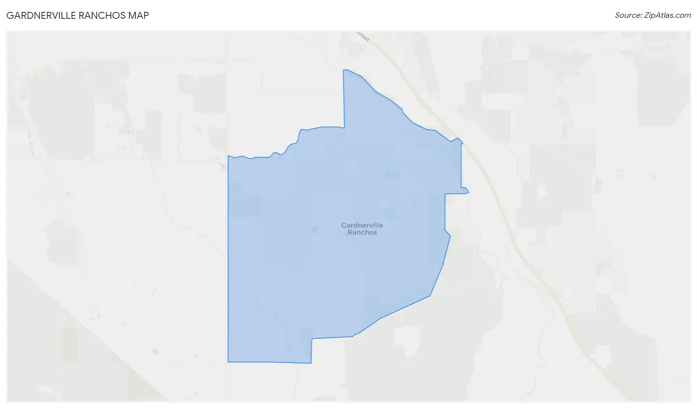 Gardnerville Ranchos Map