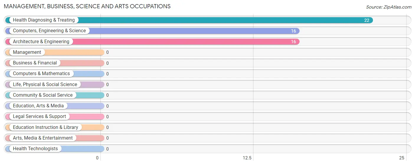 Management, Business, Science and Arts Occupations in Osino