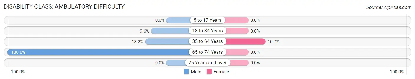 Disability in Stateline: <span>Ambulatory Difficulty</span>