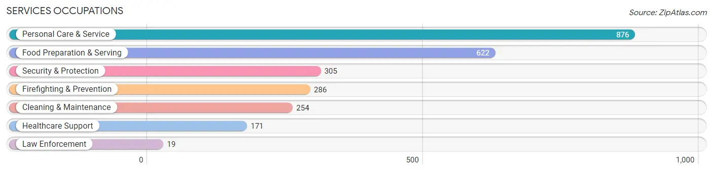 Services Occupations in Summerlin South