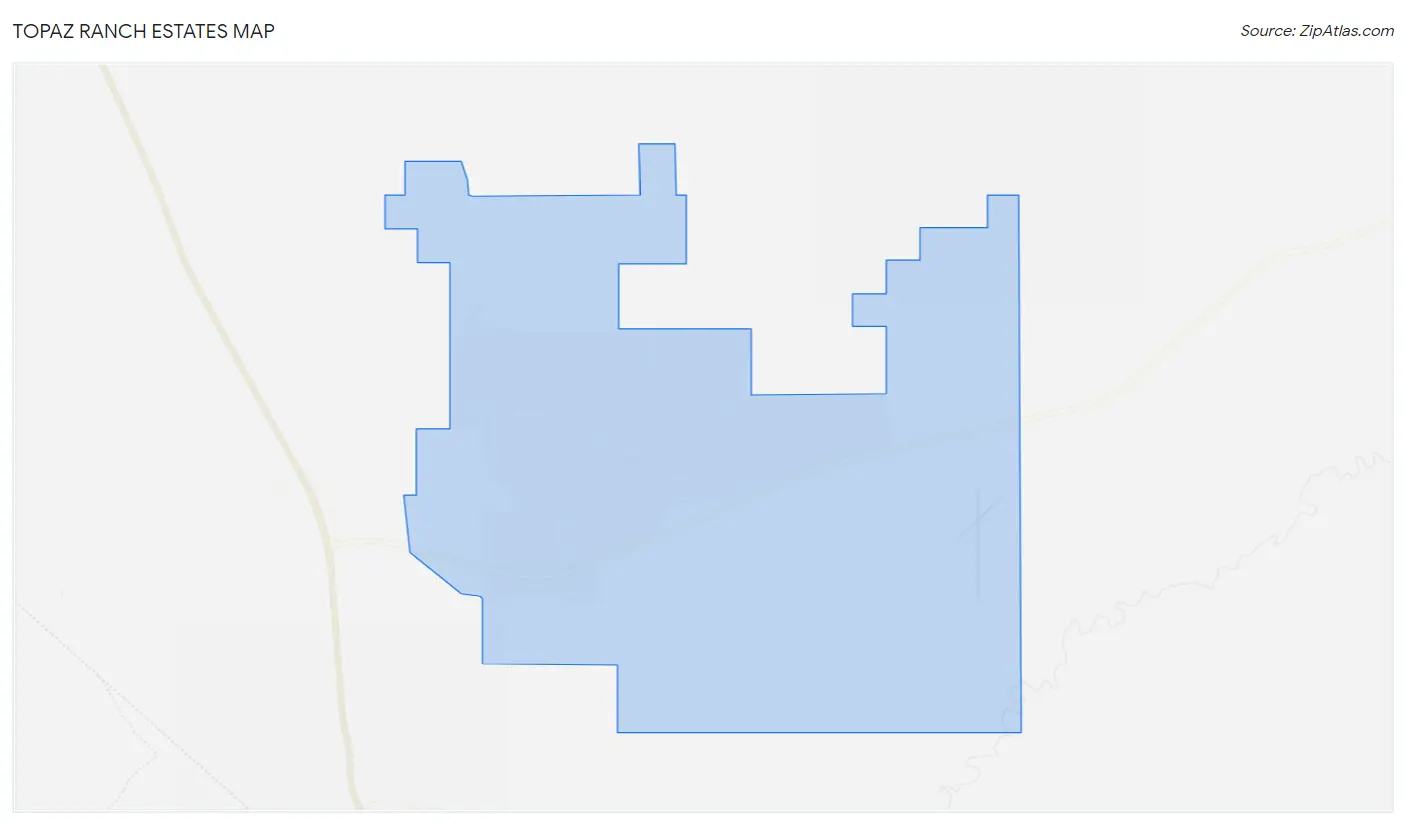 Topaz Ranch Estates Map