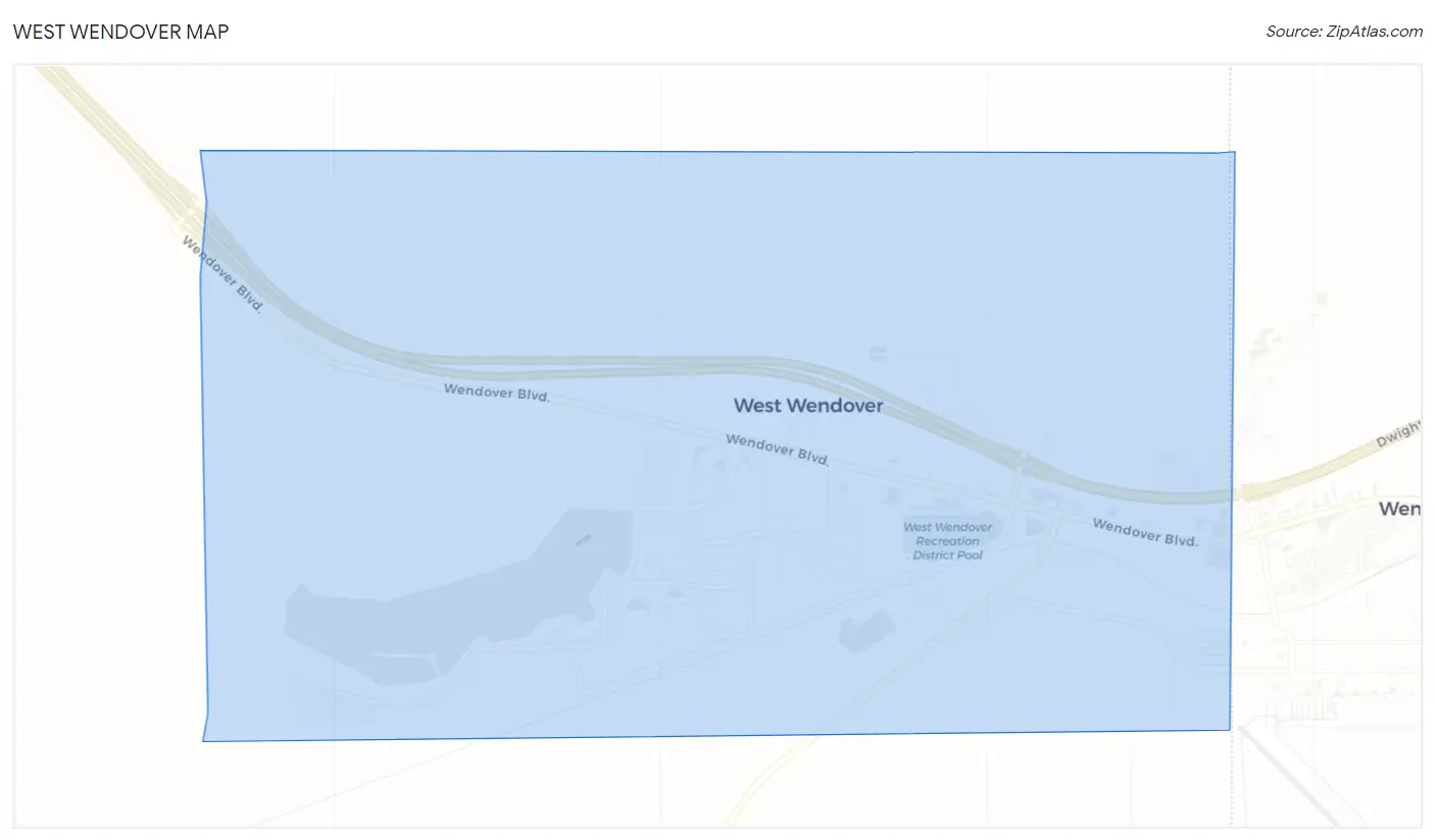 West Wendover Map