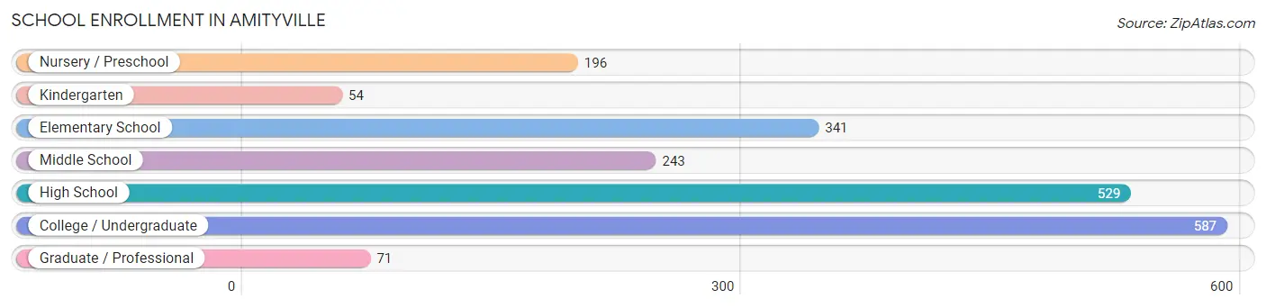 School Enrollment in Amityville