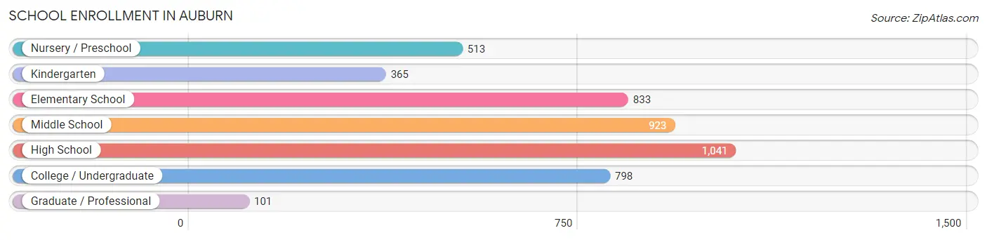 School Enrollment in Auburn