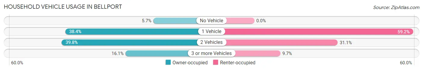 Household Vehicle Usage in Bellport