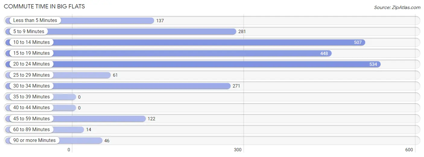 Commute Time in Big Flats