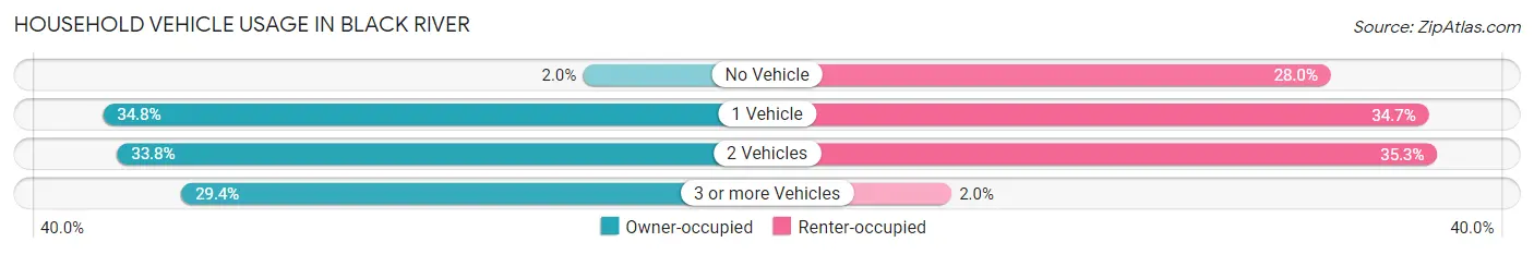 Household Vehicle Usage in Black River