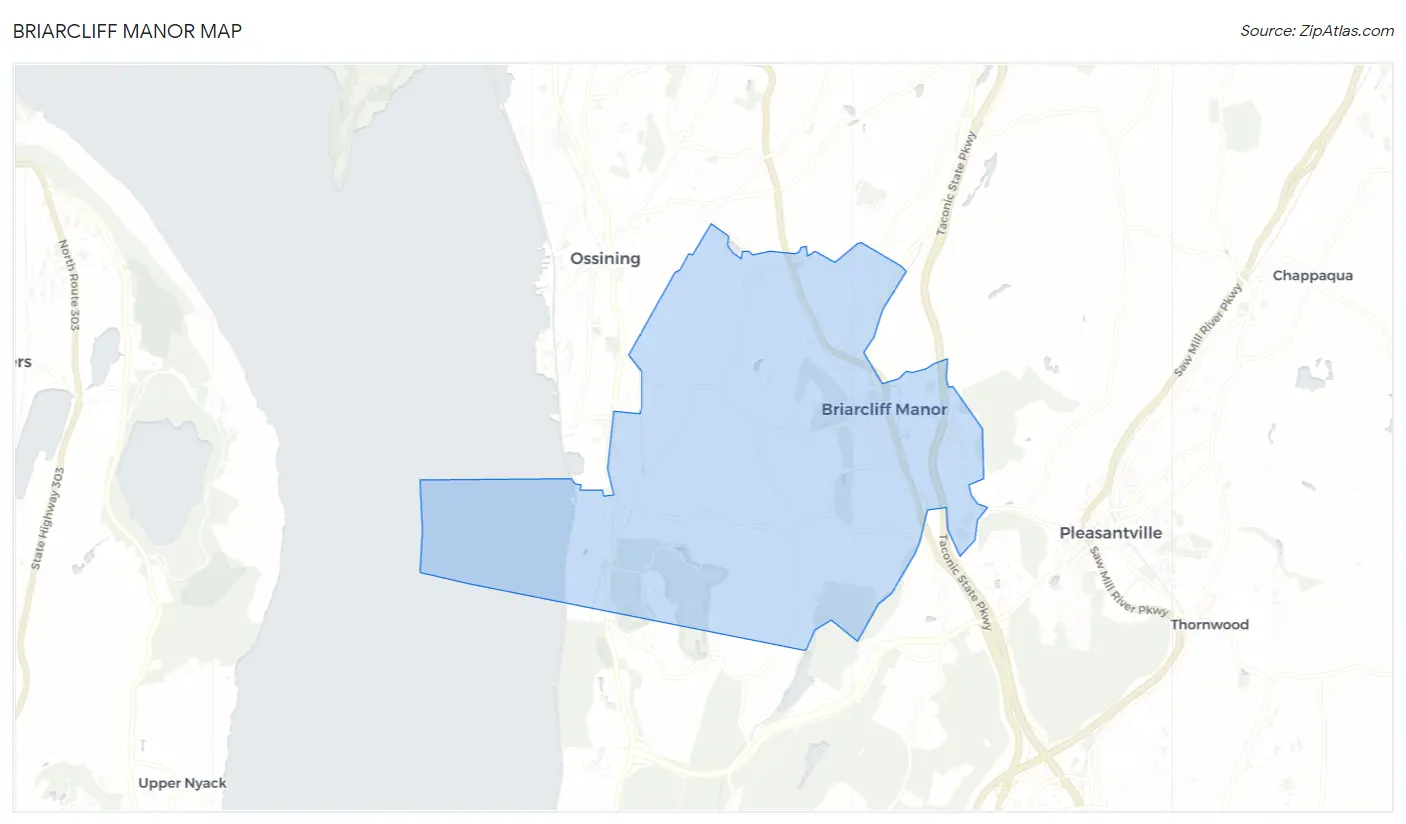 Briarcliff Manor Map