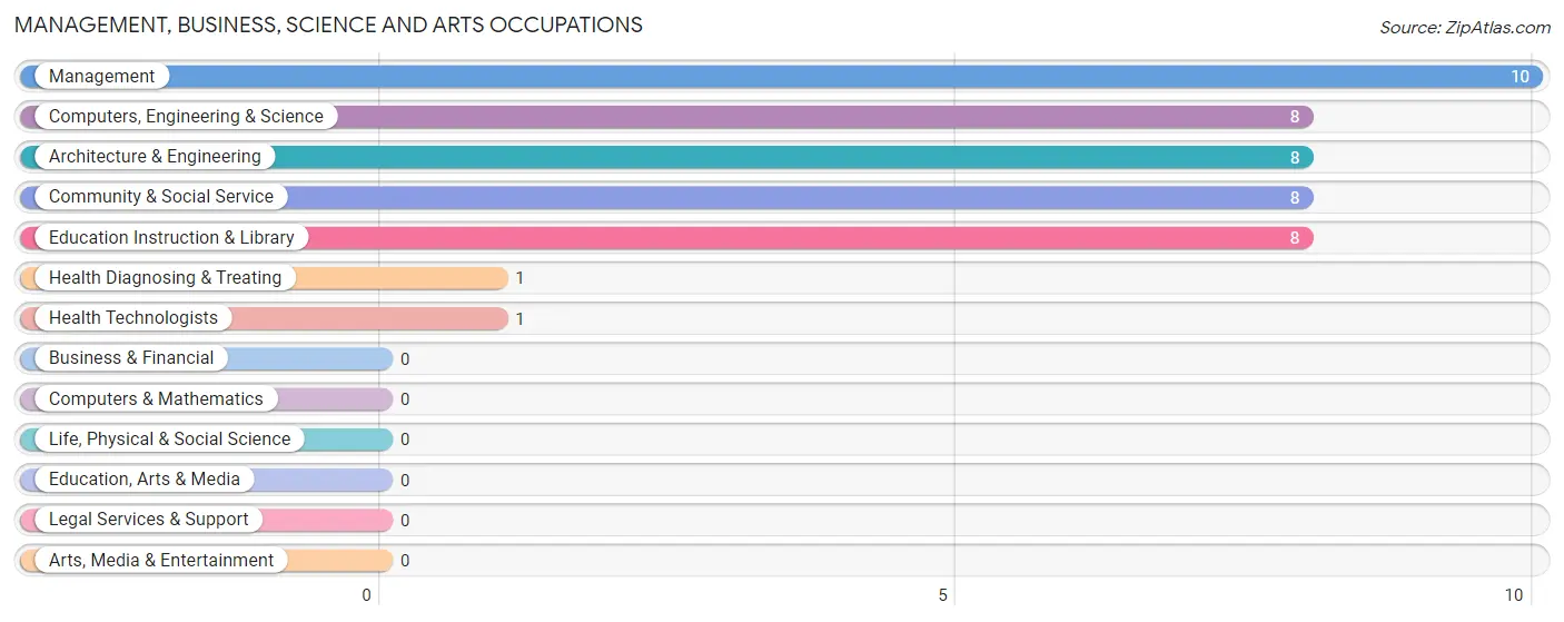 Management, Business, Science and Arts Occupations in Bridgewater