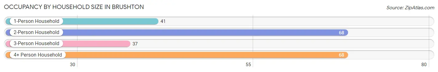 Occupancy by Household Size in Brushton