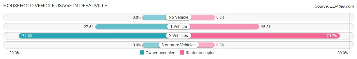 Household Vehicle Usage in Depauville
