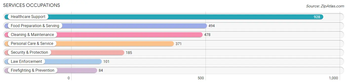 Services Occupations in Elmira