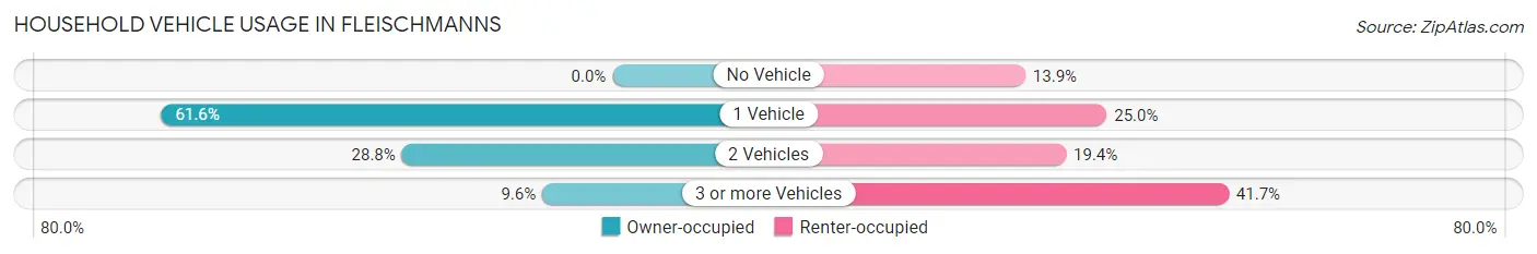 Household Vehicle Usage in Fleischmanns